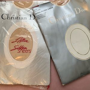 Two pairs of Christian Dior Tights